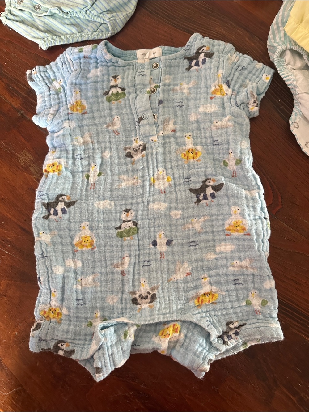 Angel dear romper 6-12mo